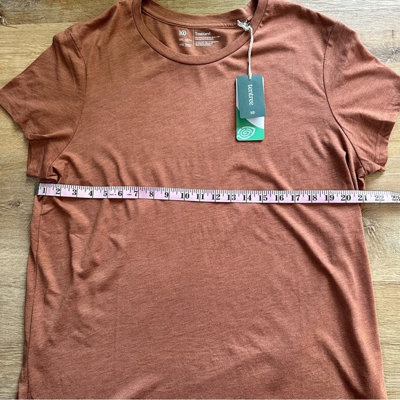 NWT Tentree TreeBlend Classic T-Shirt Women’s XXL Short Sleeve Clay Tile Heather - Picture 8 of 9